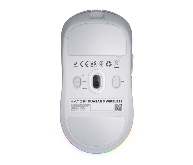 HATOR Quasar 3 Wireless (biała) - 1335954 - zdjęcie 2